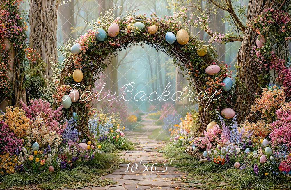 Kate Easter Egg Arch Forest Backdrop Designed by Emetselch - Image 4