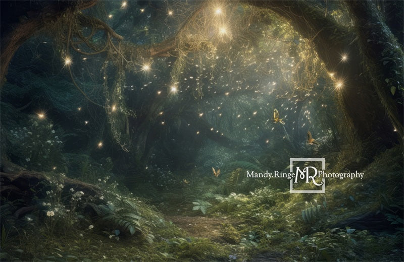 Kate Spring Fairy Forest Night Backdrop Designed by Mandy Ringe Photography - Image 6