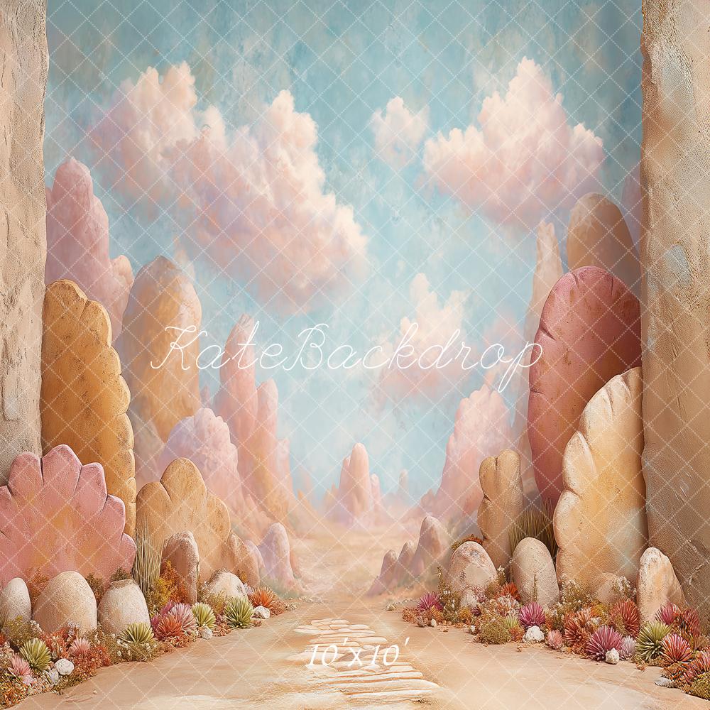 Kate Fantasy Cloud Pastel Landscape Backdrop Designed by Angela Marie Photography - Image 7