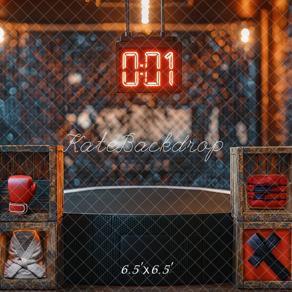Kate Father's Day Boy Boxing Gym Sports Backdrop Designed by Mini MakeBelieve - Image 2