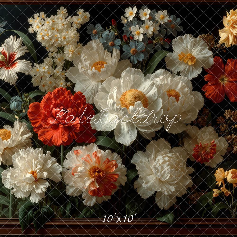 Kate Fine Art Floral Bouquet Backdrop Designed by Mini MakeBelieve - Image 7