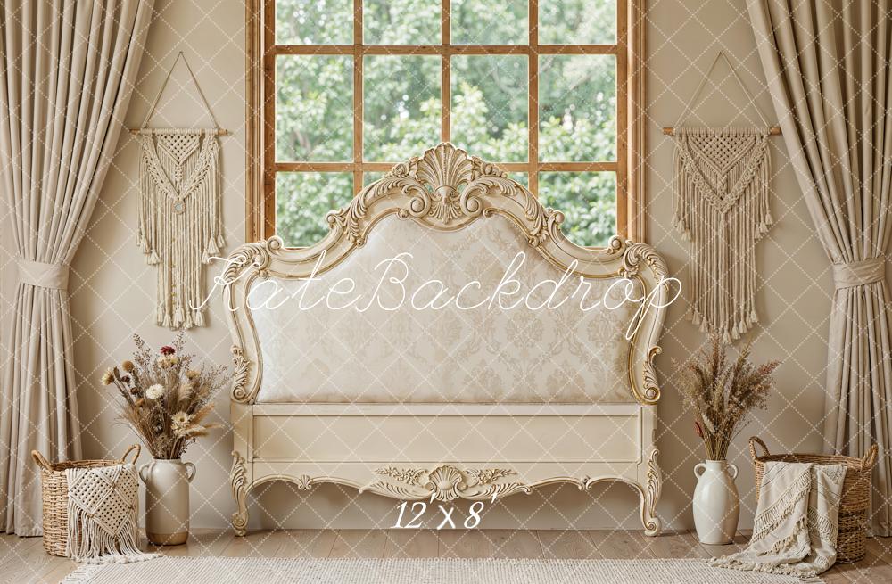 Kate Fine Art Headboard Window Macrame Backdrop Designed by Emetselch - Image 8