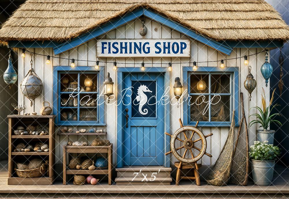 Kate Fishing Shop Backdrop Designed by Ashley Paul - Image 2