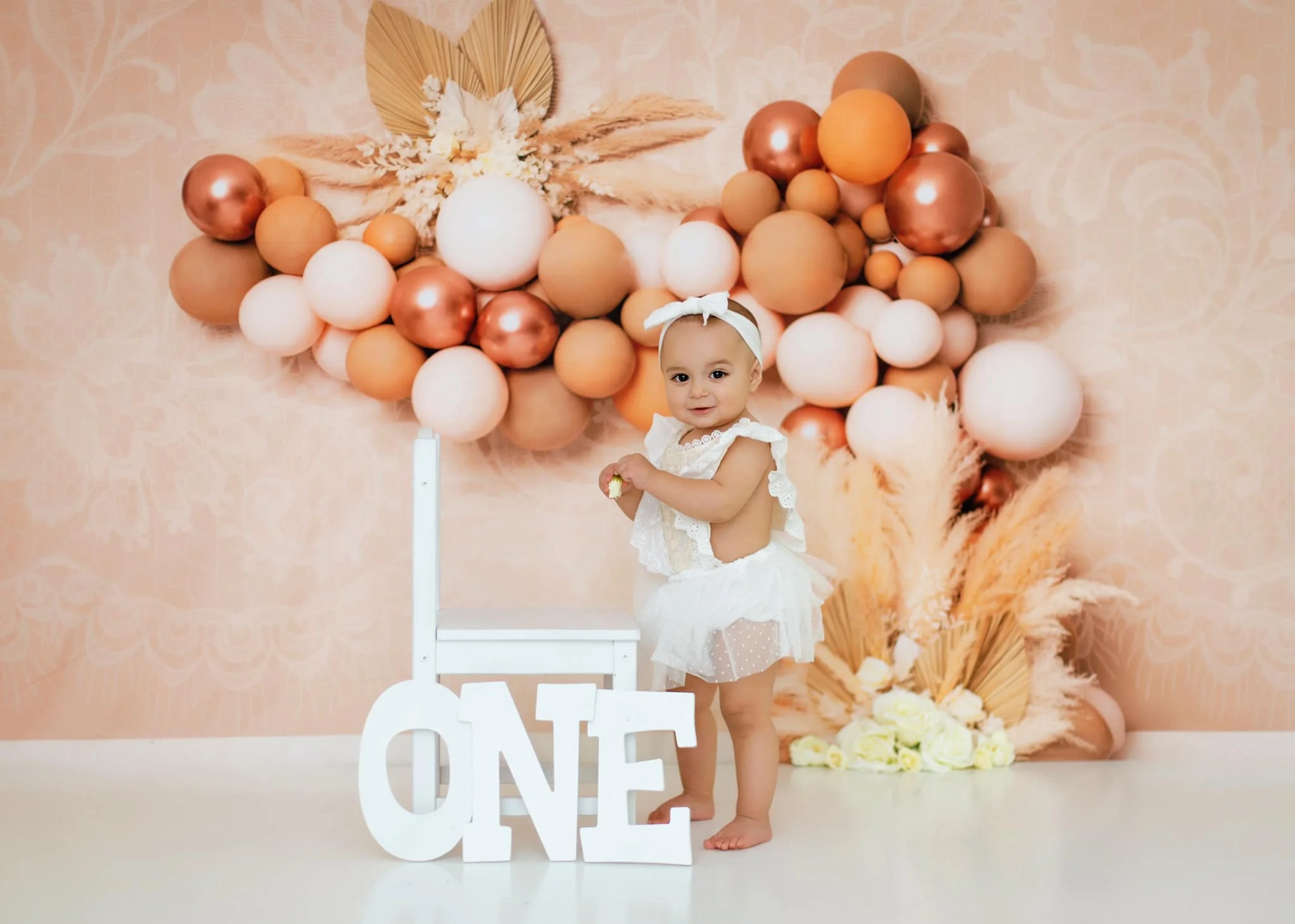 Kate Floral Boho Balloon Backdrop Designed by Kerry Anderson