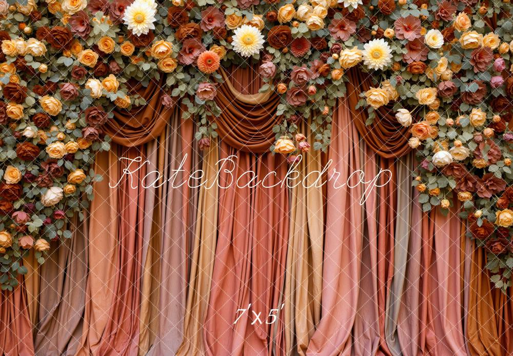 Kate Floral Arch Draped Backdrop Designed by Mini MakeBelieve