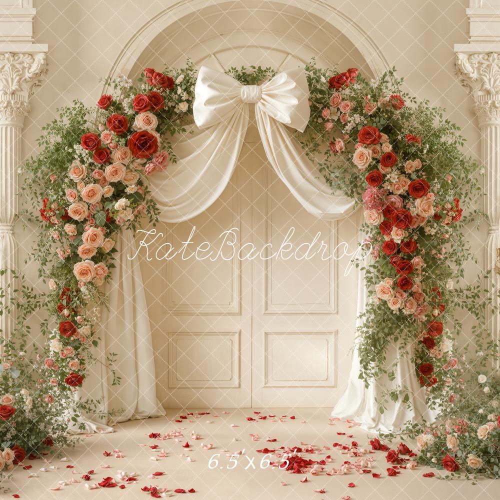 Kate Garland Elegant Columns Cream Backdrop Designed by Emetselch - Image 2