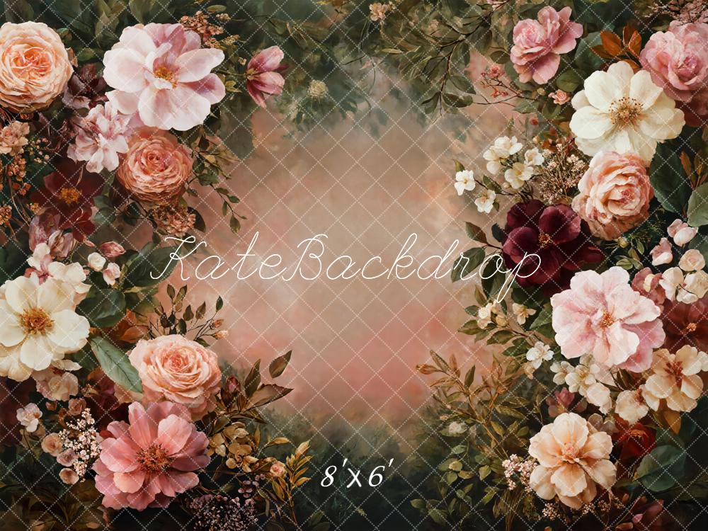 Kate Flower Vintage Fleece Backdrop Designed by GQ