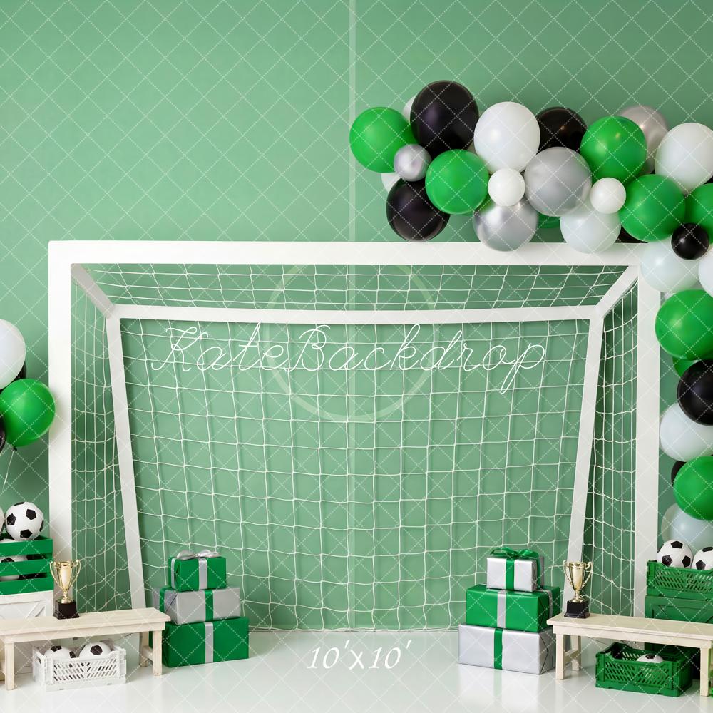 Kate Football Goal Green Balloons Backdrop Designed by Patty Robert - Image 7