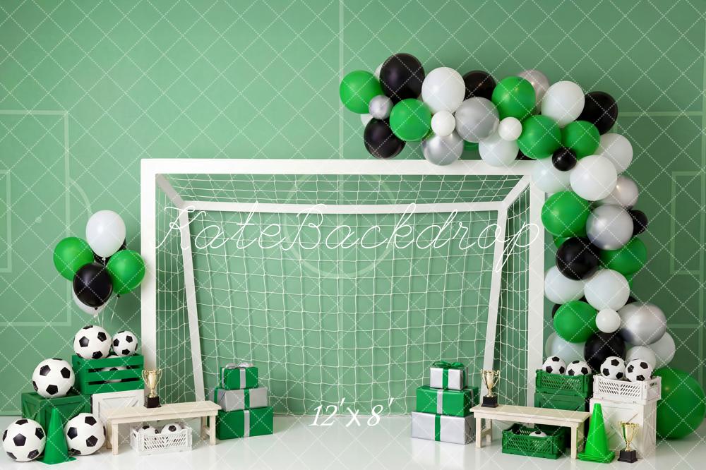 Kate Football Goal Green Balloons Backdrop Designed by Patty Robert - Image 8