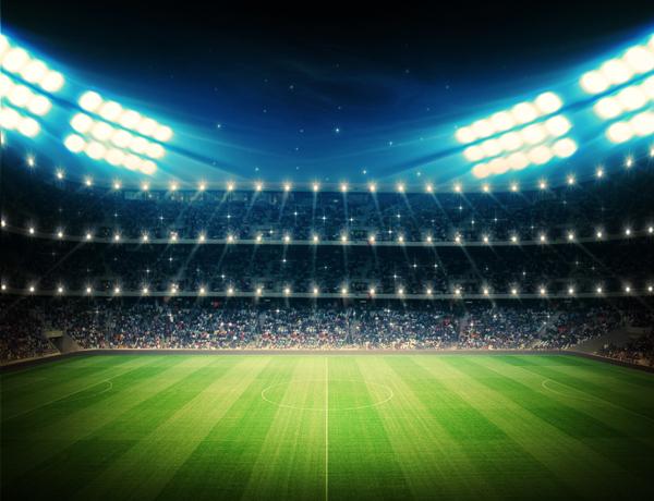Kate Football Sport Bright Lights Stage Photo Backdrop for Photography