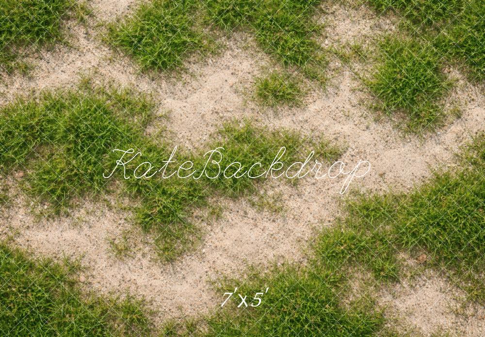 Kate Grass Patches Sand Ground Backdrop Designed by Vertigo Productions