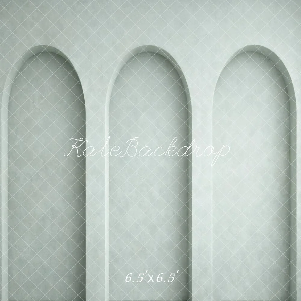 Kate Grey Arched Niche Wall Minimalist Backdrop Designed by Vertigo Productions - Image 2