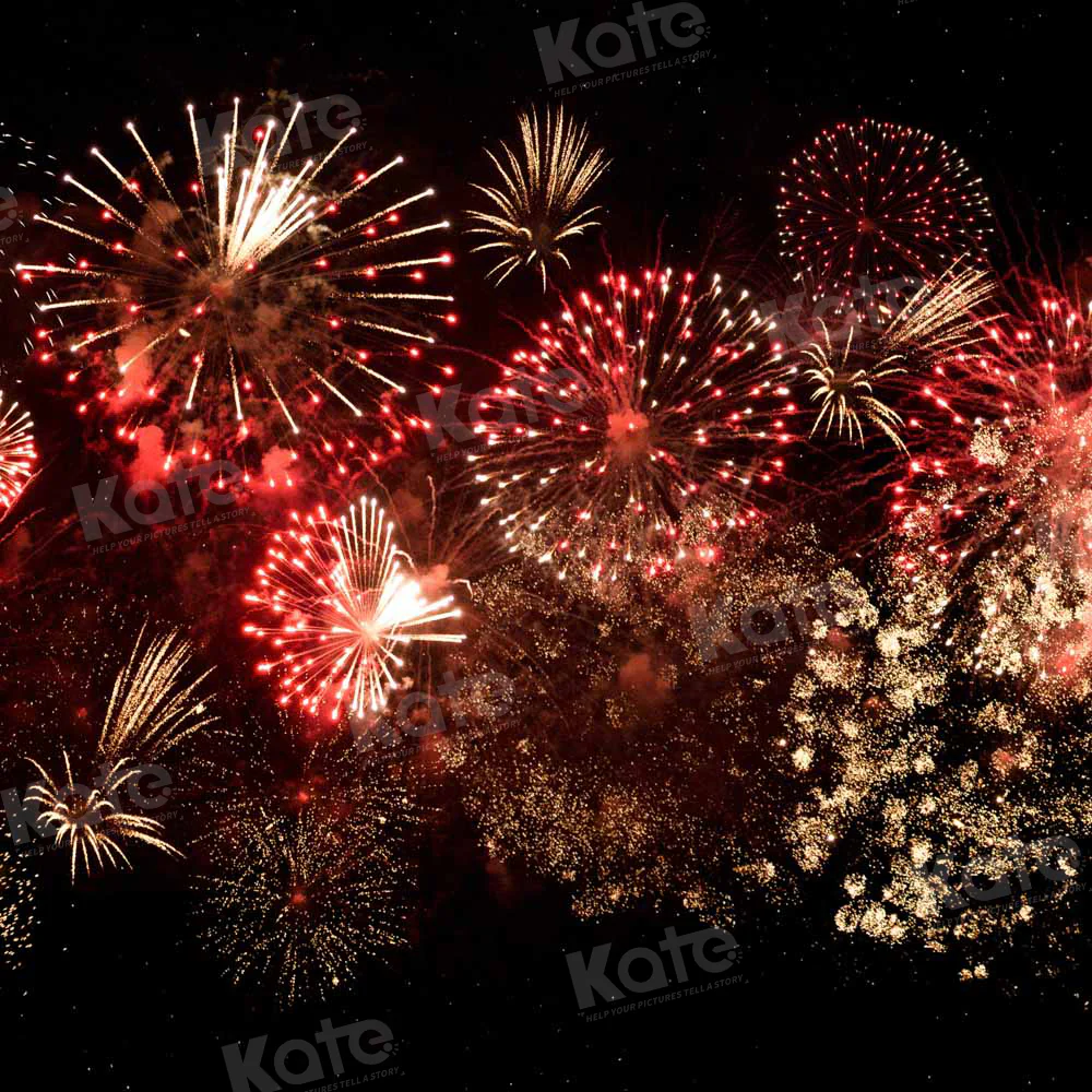 Kate Happy New Year Fireworks Celebration Backdrop Designed by Chain Photography - Image 2