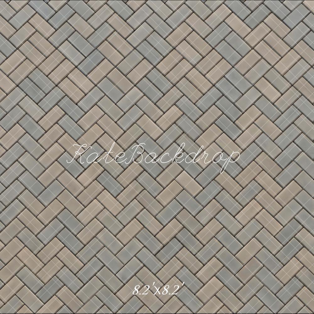 Kate Herringbone Tile Pattern Backdrop Designed by Mini MakeBelieve - Image 5