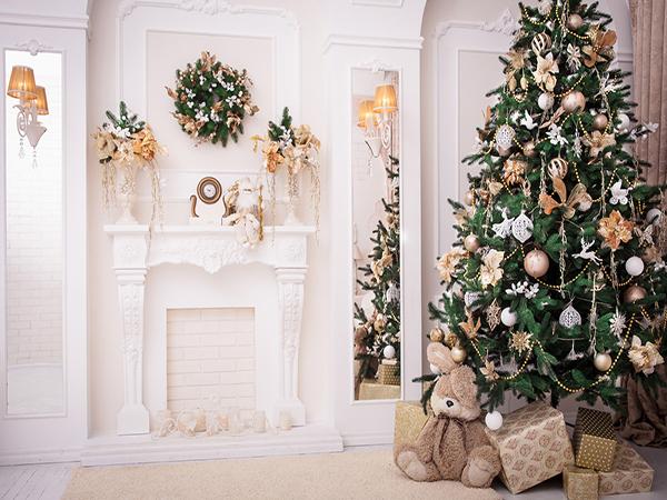 Kate Interior Christmas Tree Decorations Backdrop for Photography - Image 2