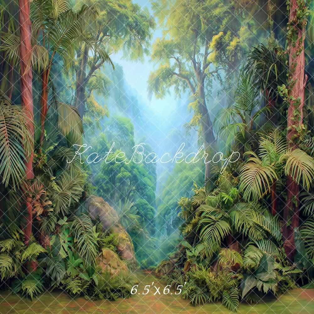 Kate Jungle Forest Lush Greenery Backdrop Designed by Angela Marie Photography - Image 2