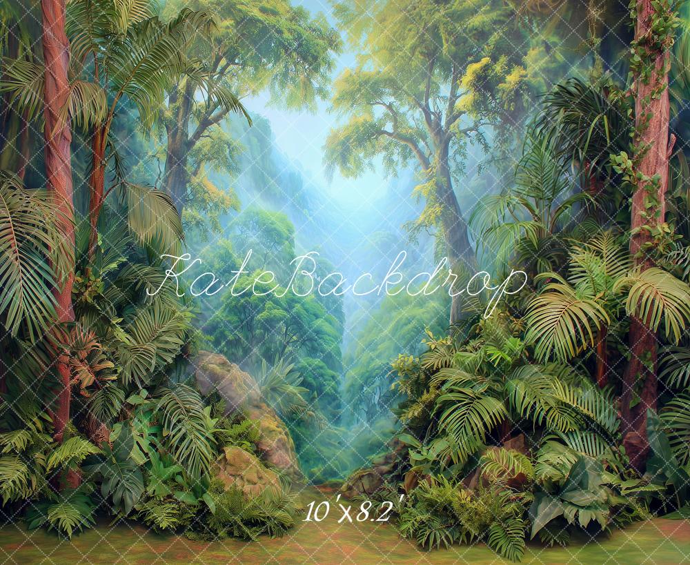 Kate Jungle Forest Lush Greenery Backdrop Designed by Angela Marie Photography - Image 6