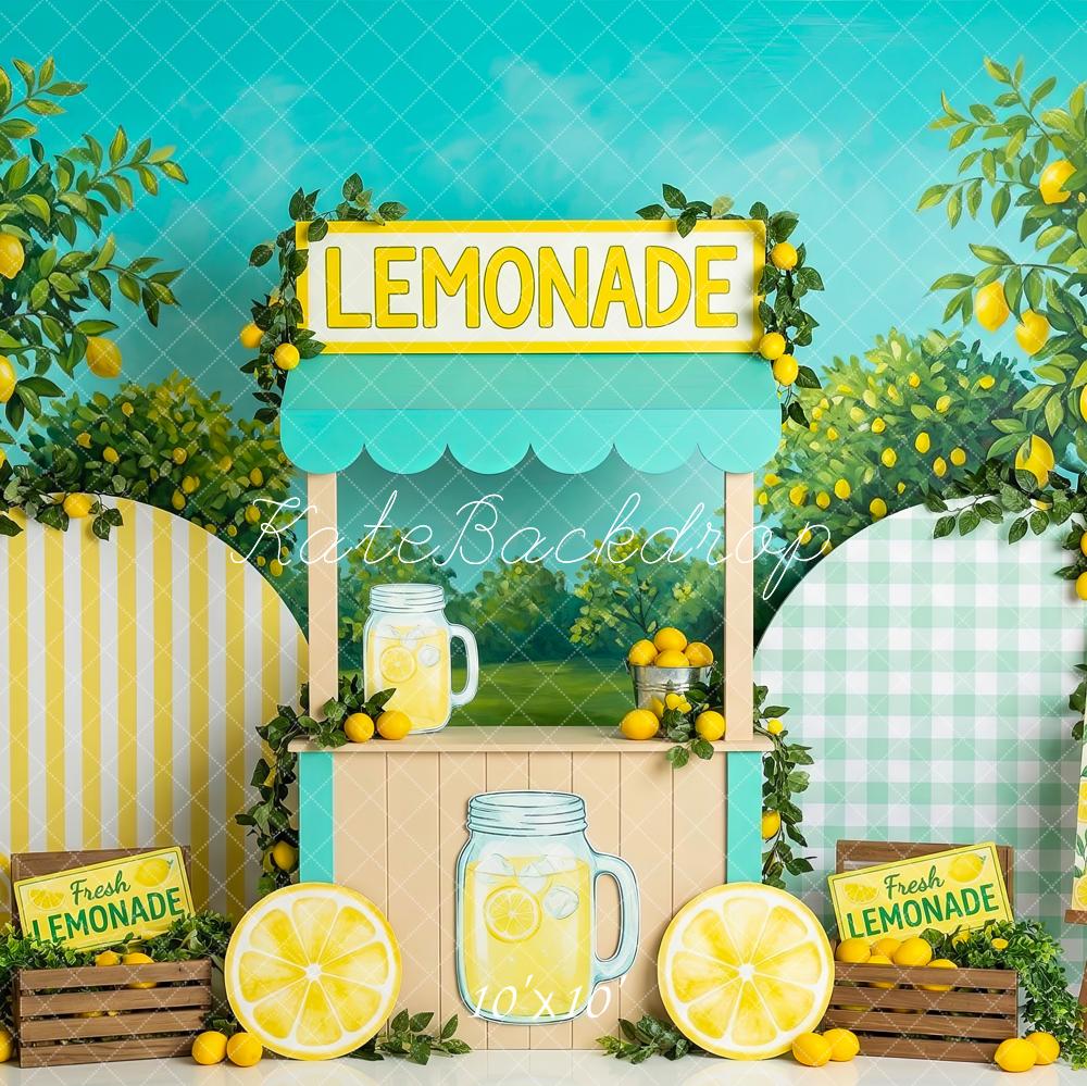 Kate Lemonade Stand Lemon Orchard Summer Backdrop Designed by Patty Robert - Image 7