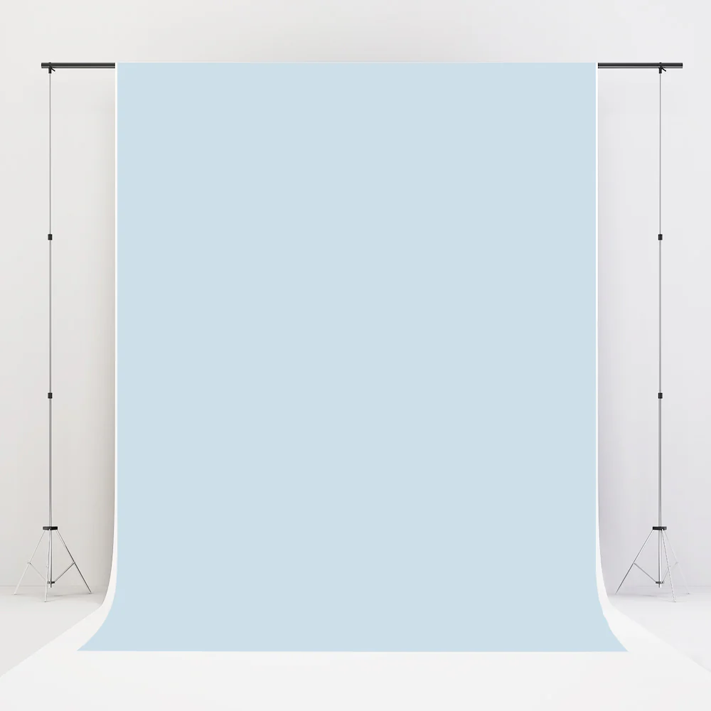 Kate Light blue solid Colour cloth Microfiber Backdrop for Photography