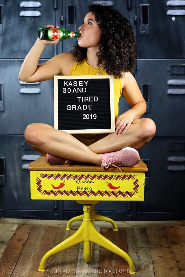 Kate Black Chalkboard Sports Backdrop for Photography - Image 6