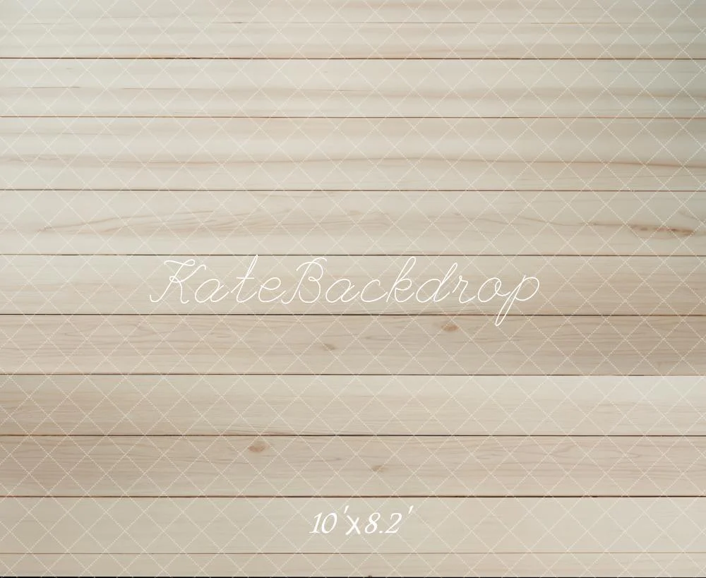Kate Light Wood Plank Floor Fleece Backdrop Designed by Kate Image - Image 3