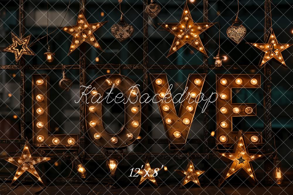 Kate Love Marquee Lights Stars Backdrop Designed by Emetselch - Image 8