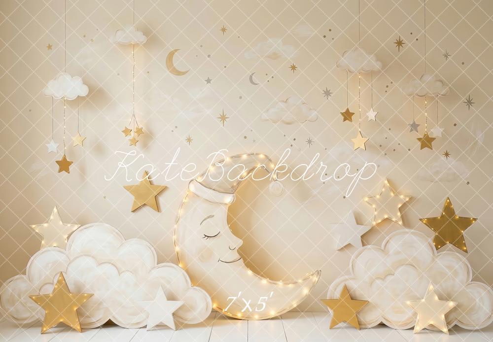 Kate Moon Clouds Stars Backdrop Designed by Patty Robert