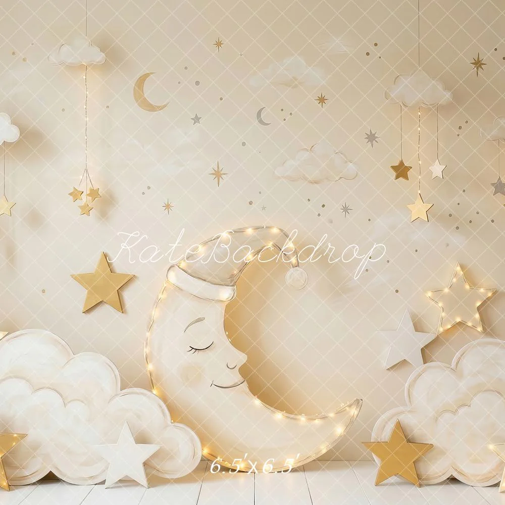 Kate Moon Clouds Stars Backdrop Designed by Patty Robert - Image 2