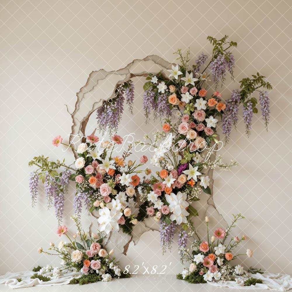 Kate Mother's Day Pastel Flower Wall Backdrop Designed by Mini MakeBelieve - Image 5