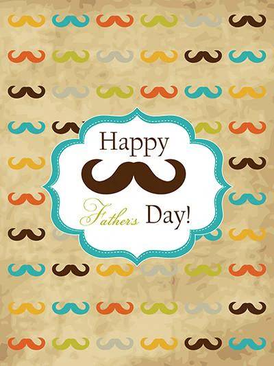 Kate Father'S Day Mustache Backdrop for Photography