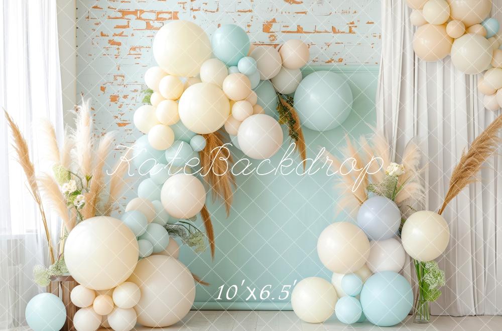 Kate Neutral Boho Balloon Setup Backdrop Designed by Patty Robert - Image 2