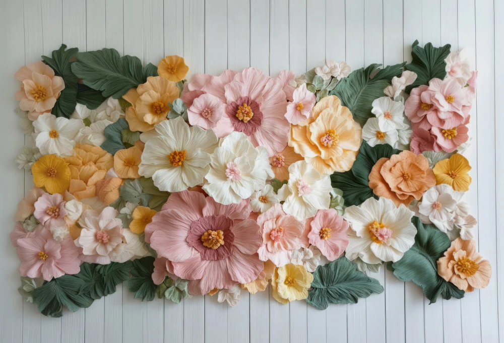 Kate Newborn Flower Rug Rubber Floor Mat Designed by Mini MakeBelieve