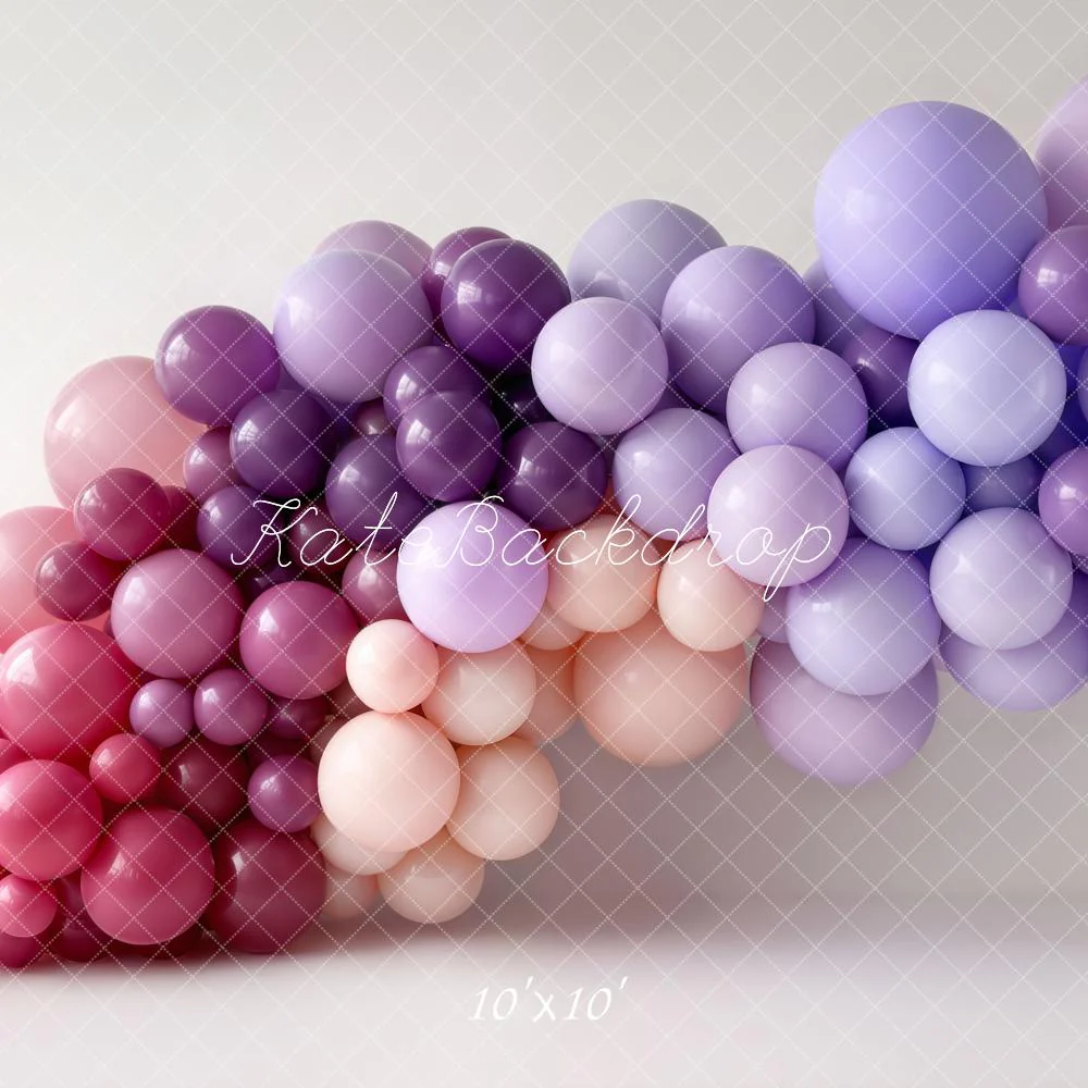 Kate Pastel Balloon Arch Gradient Backdrop Designed by Emetselch - Image 7