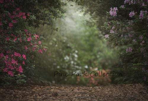 Kate Pink Floral Garden spring Backdrop for Photography Designed by Pine Park Collection - Image 2