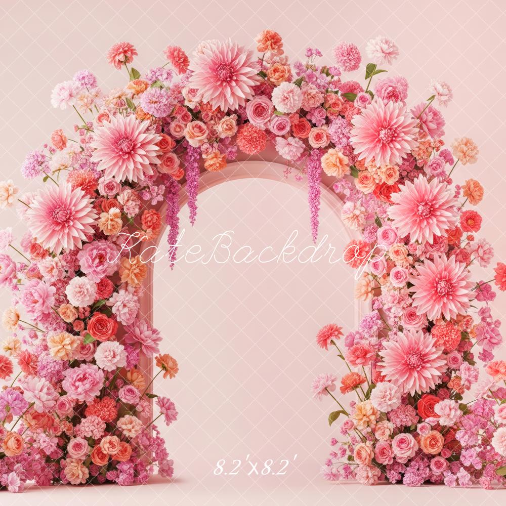 Kate Pink Flower Arch Backdrop Designed by Patty Robert - Image 5