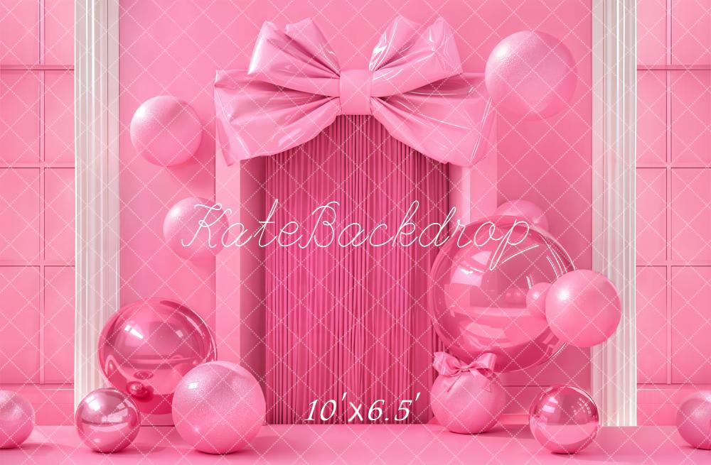 Kate Pink Gift Box Balloons Backdrop Designed by Emetselch - Image 4