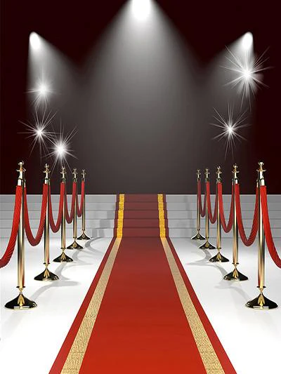 Kate Red Carpet Party Light Black Background Wedding Photo