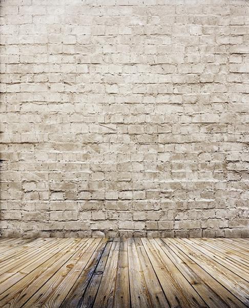 Kate Retro Brick Khaki background wall