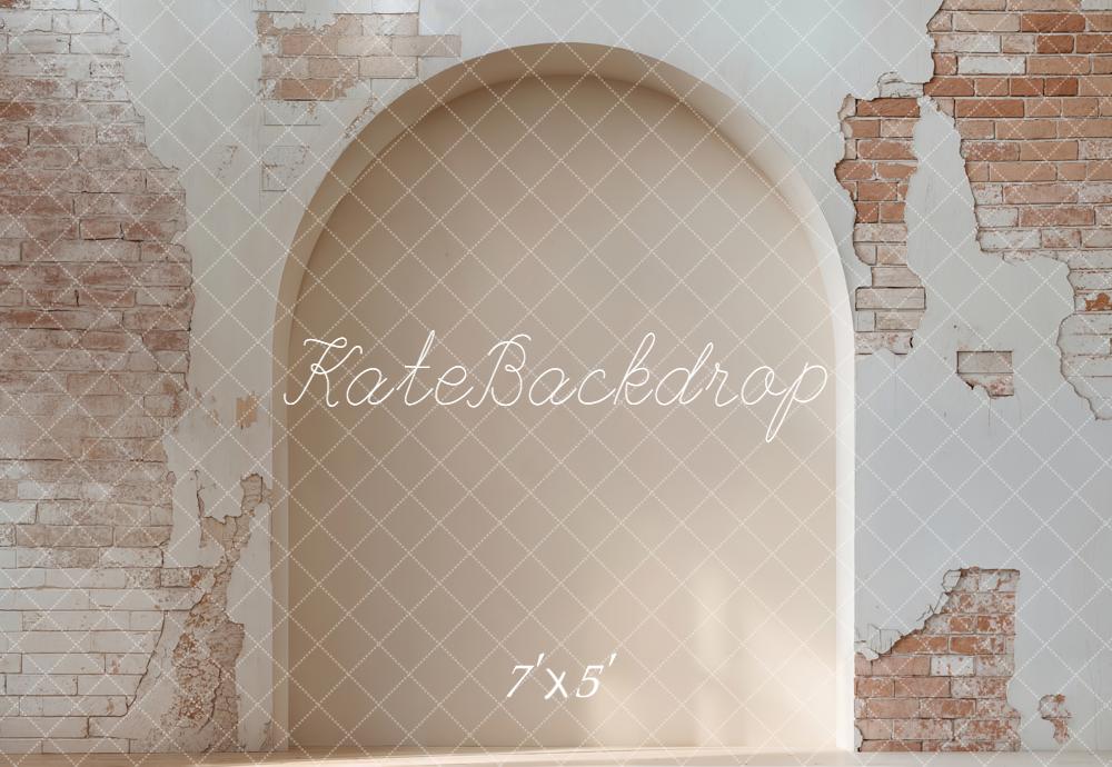 Kate Retro Wall Archway Brick Backdrop Designed by Emetselch