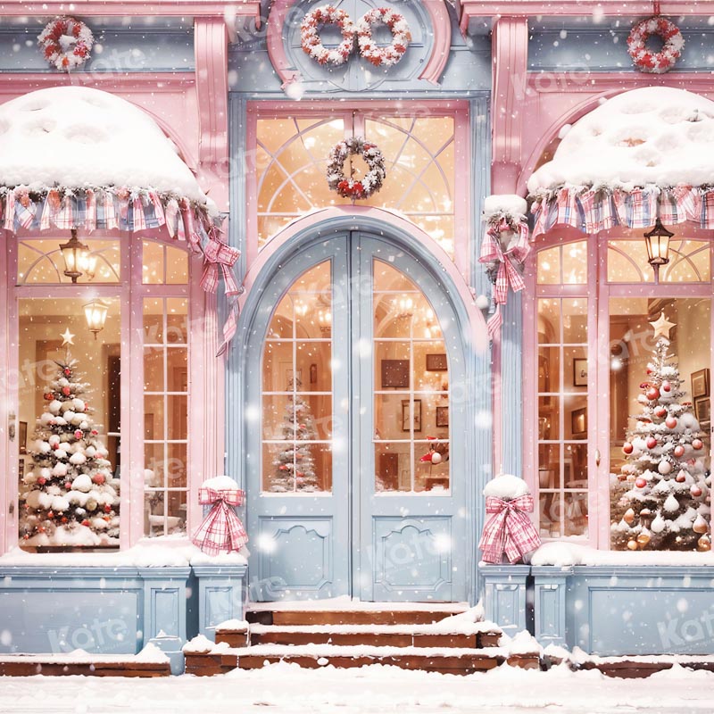 Kate Snow Christmas Tree Shop Backdrop for Photography - Image 4