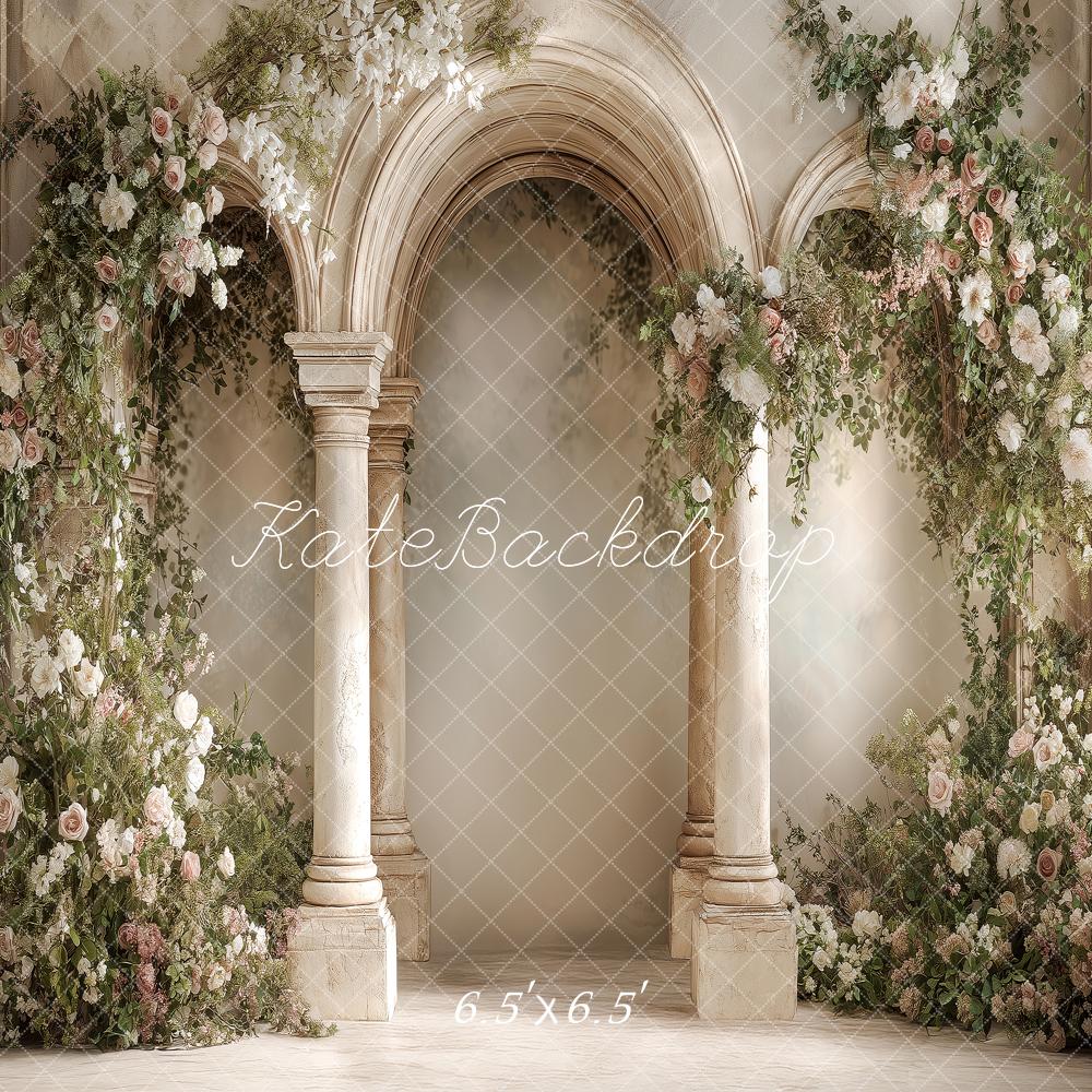 Kate Spring Arch Columns Backdrop Designed by Angela Marie Photography - Image 2