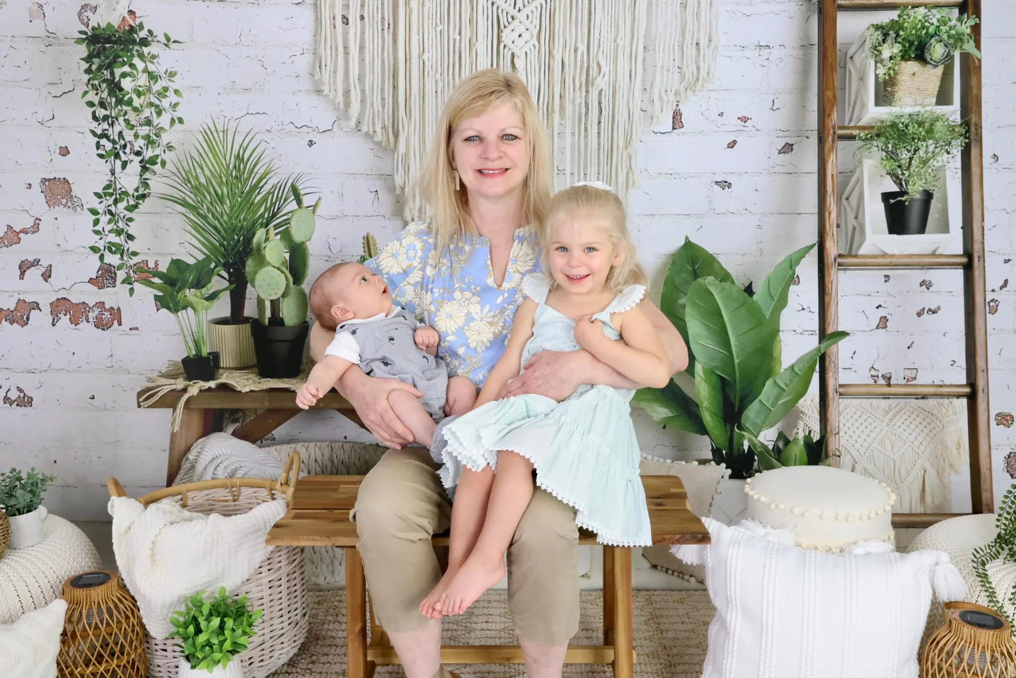 Kate Spring Boho Macrame Room Backdrop Designed By Mandy Ringe Photography