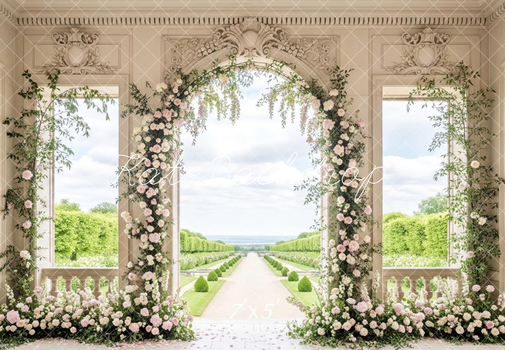 Kate Spring Floral Arch Garden Backdrop Designed by Patty Robert