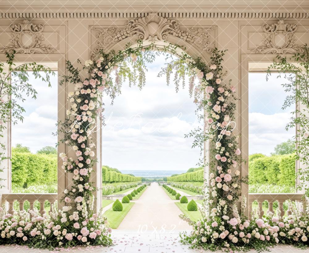 Kate Spring Floral Arch Garden Backdrop Designed by Patty Robert - Image 6