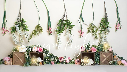 Kate Spring Flower Decoration Backdrop Designed by Megan Leigh Photography - Image 2