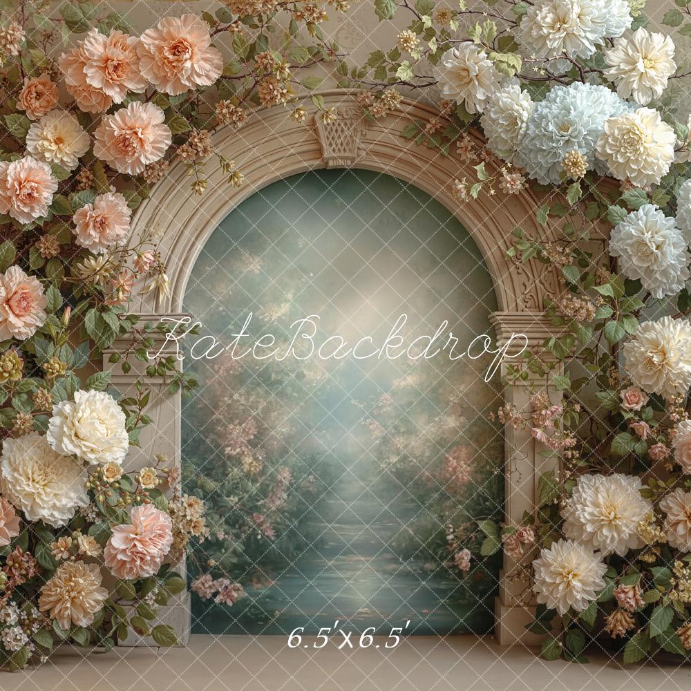 Kate Spring Flower Arch Pastel Backdrop Designed by Emetselch - Image 2