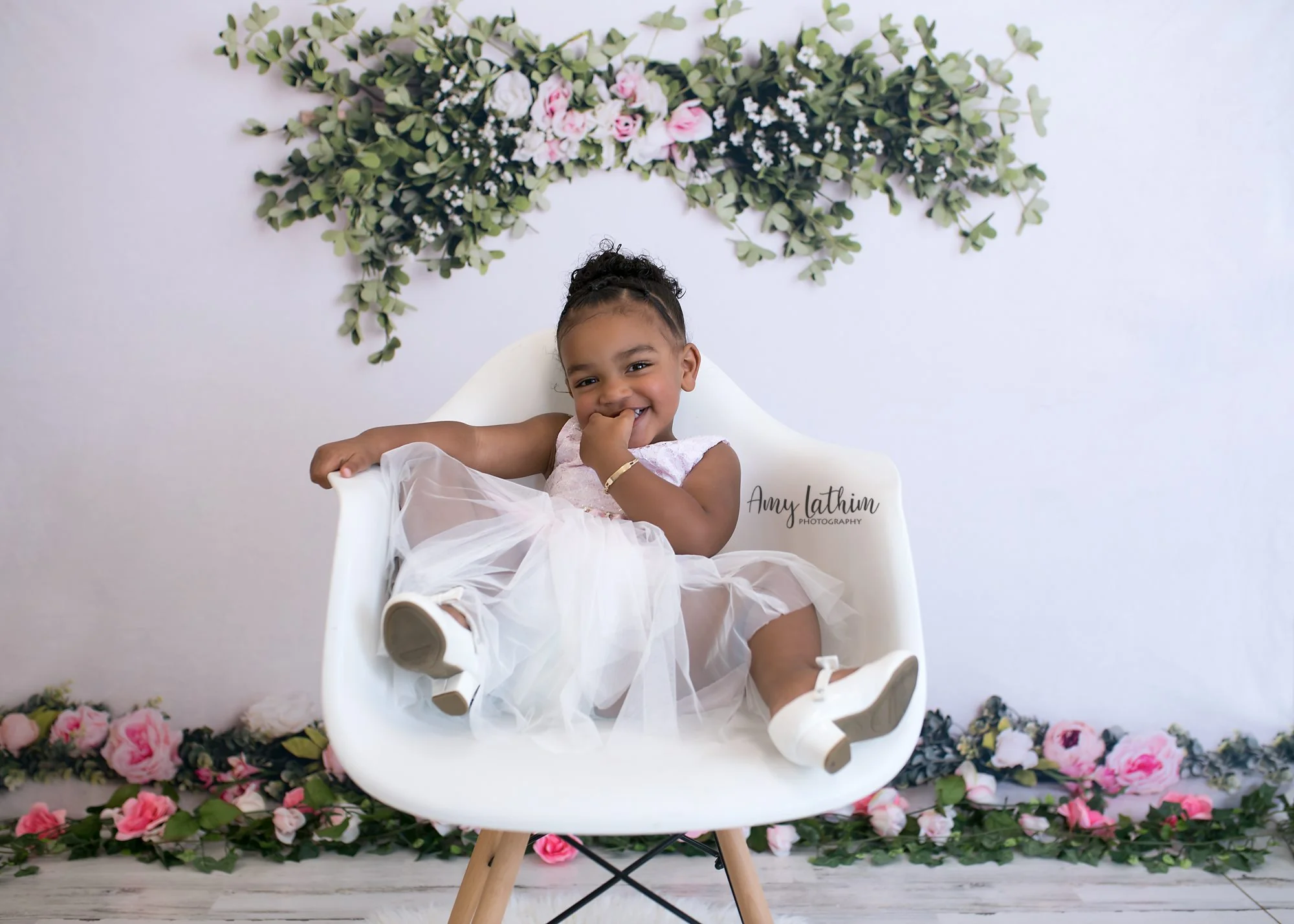 Kate Spring Flowers Backdrop for Photography Designed by Megan Leigh Photography