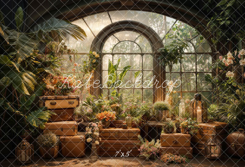 Kate Spring Window Plants Room Backdrop Designed by Chain Photography - Image 2