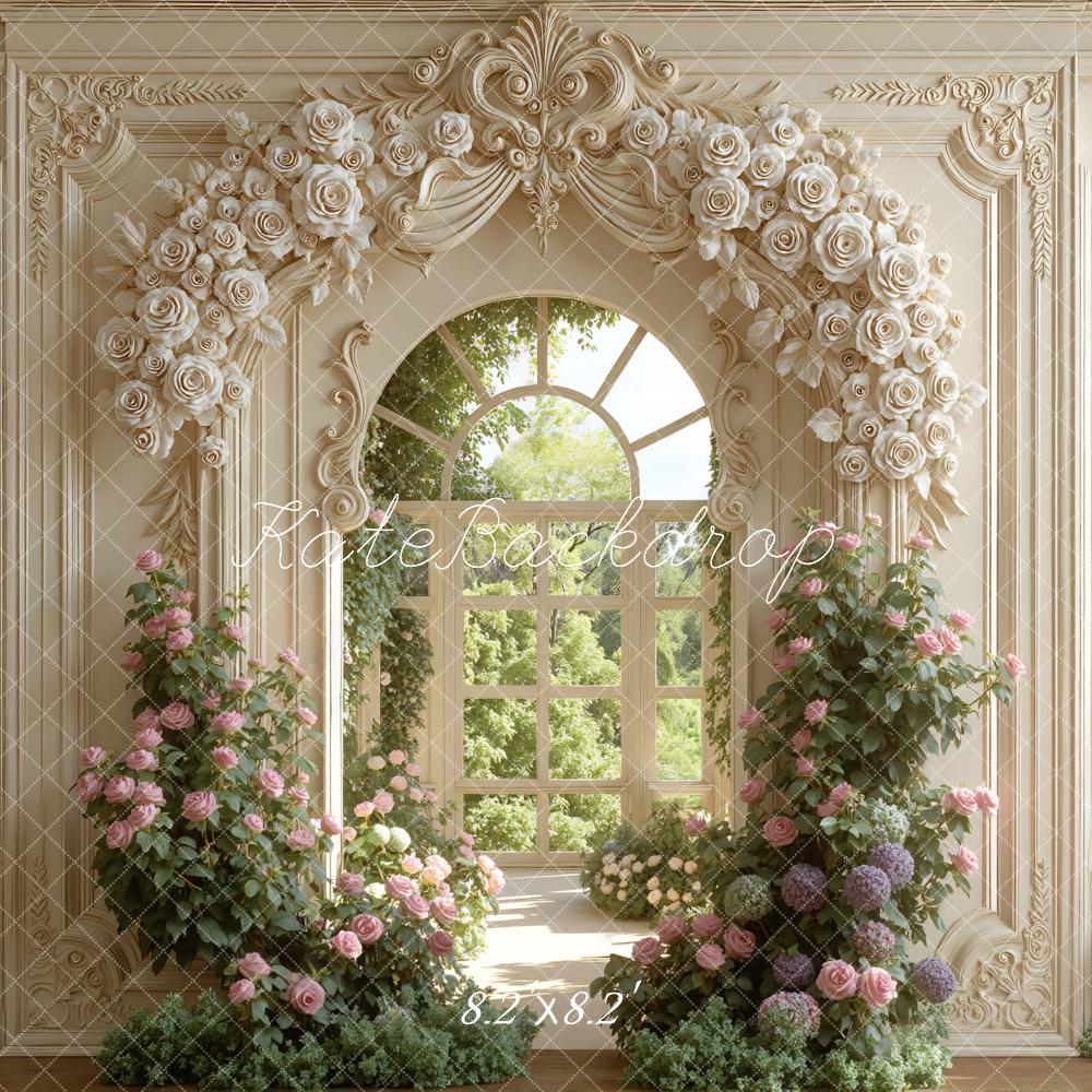 Kate Spring Ornate Window Garden Backdrop Designed by Mini MakeBelieve - Image 5