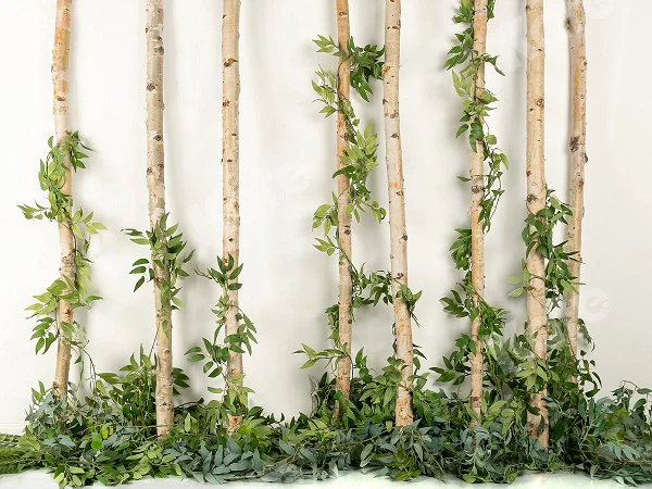 Kate Spring Sticks with Grass Leaves Backdrop Designed by Jia Chan Photography
